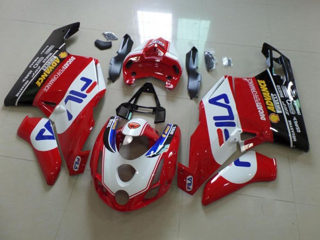 2003-2004 Red Fila Ducati 749 999 Motorcycle Fairings Canada