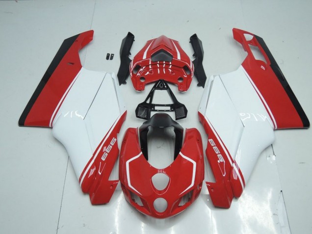 2005-2006 Red White Red Ducati 749 999 Motorcycle Fairings Canada