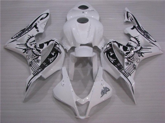 2007-2008 Black White Honda CBR600RR Motorcycle Fairings Canada