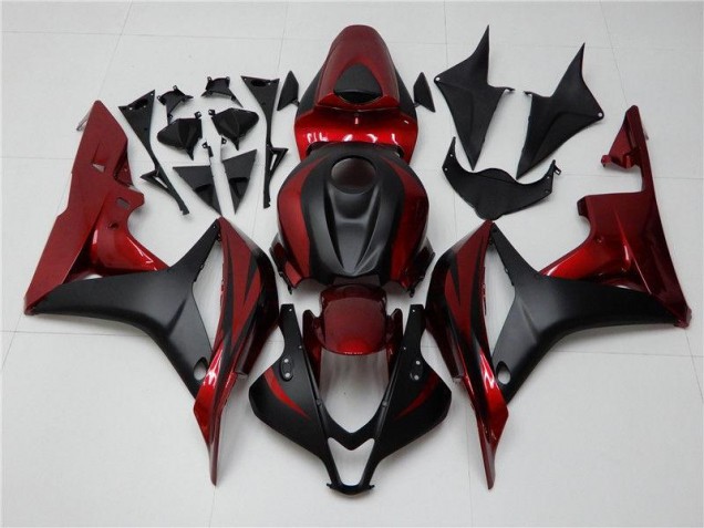 2007-2008 Red Black Honda CBR600RR Motorcycle Fairings Canada