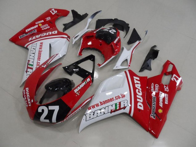 2007-2012 Banner 27 Ducati 848 1098 1198 Motorcycle Fairings Canada