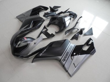 2007-2012 Matte Black Sliver OEM Style Ducati 848 1098 1198 Motorcycle Fairings Canada