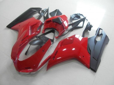 2007-2012 Red Black Ducati 848 1098 1198 Motorcycle Fairings Canada