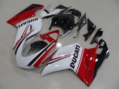 2007-2012 Red White Black Ducati 848 1098 1198 Motorcycle Fairings Canada