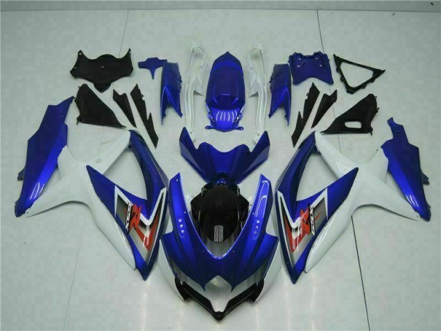 2008-2010 Blue White Suzuki GSXR 600/750 Motorcycle Fairings Canada