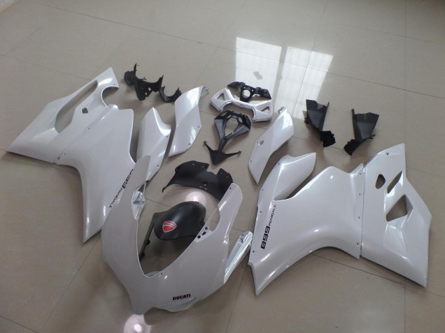 2011-2014 Pearl White Ducati 1199 Motorcycle Fairings Canada